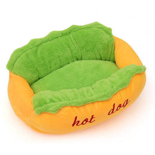 Hot Dog Bed Removable Soft