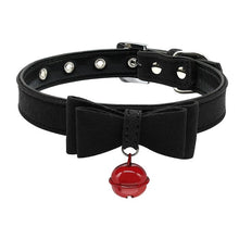 Load image into Gallery viewer, Leather Adjustable Bell Collar Leash