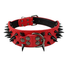 Load image into Gallery viewer, Sharp Spiked Leather Leash