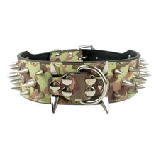 Load image into Gallery viewer, Sharp Spiked Leather Leash