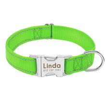 Load image into Gallery viewer, Personalized Dog Collar Durable Nylon Leash