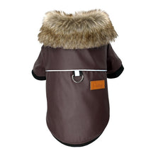 Load image into Gallery viewer, Leather Waterproof Dog Jacket