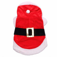 Load image into Gallery viewer, Christmas Dog  Santa Costume