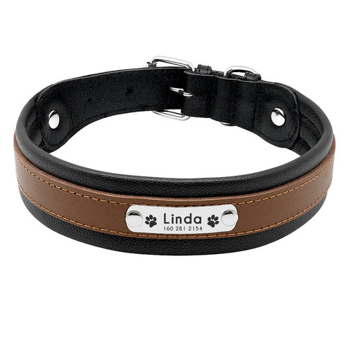 Personalized Leather Dog Leash