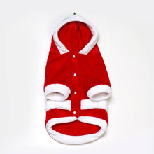 Load image into Gallery viewer, Red Christmas Dog Costume