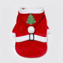 Load image into Gallery viewer, Red Christmas Dog Costume