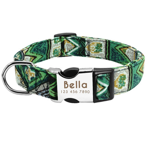 Personalized Nylon Patterned Leash