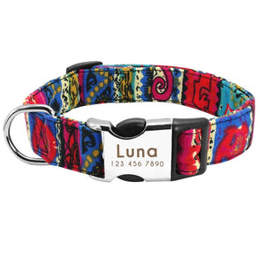 Personalized Nylon Patterned Leash